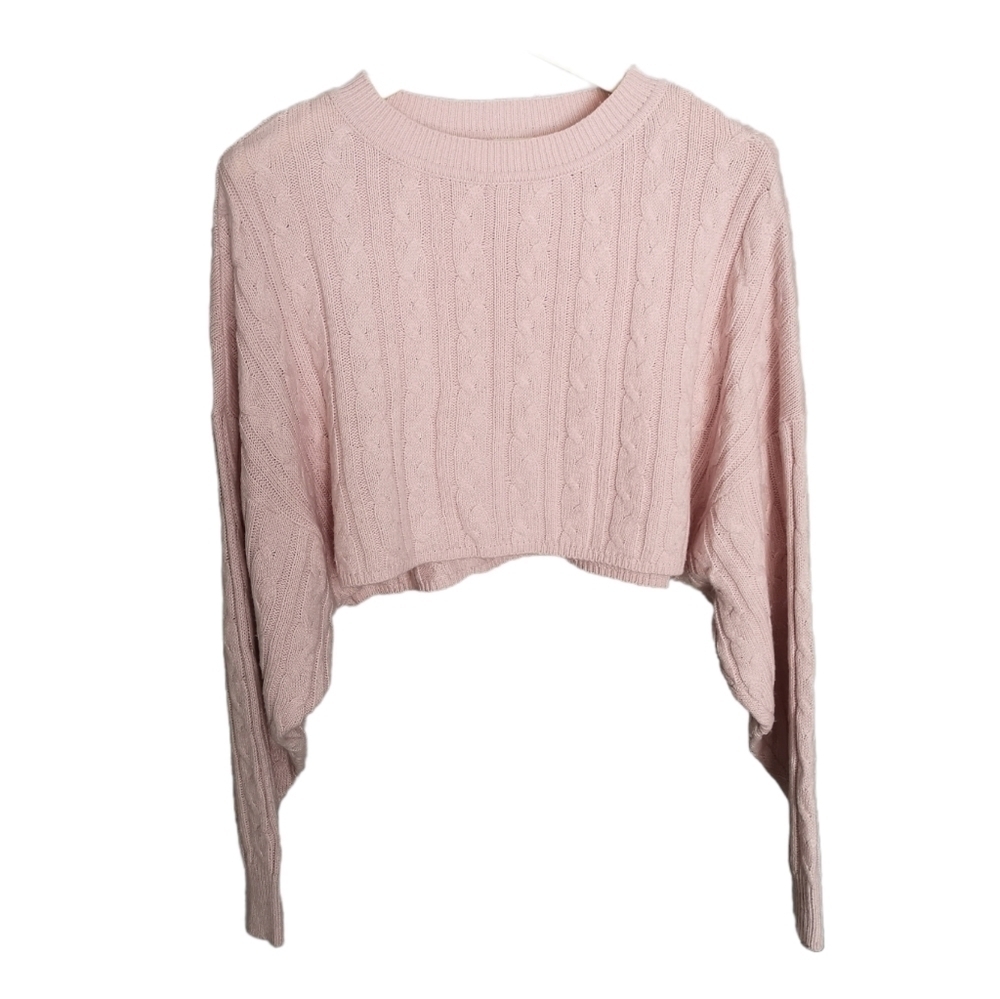 Garage | Knit Cropped Sweater with Dolman Sleeve Size XS/S